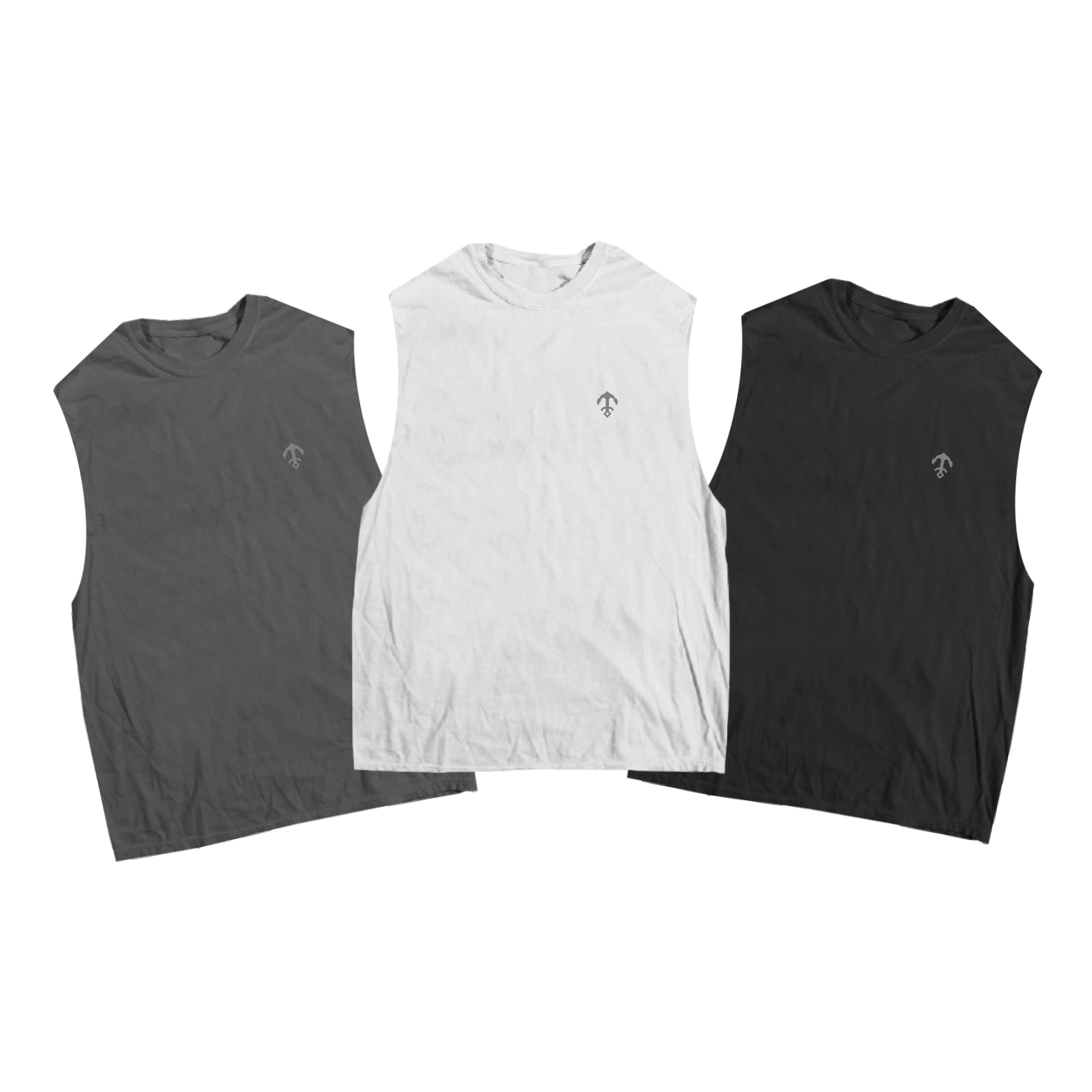 micro anchor_soft style cut-off tee