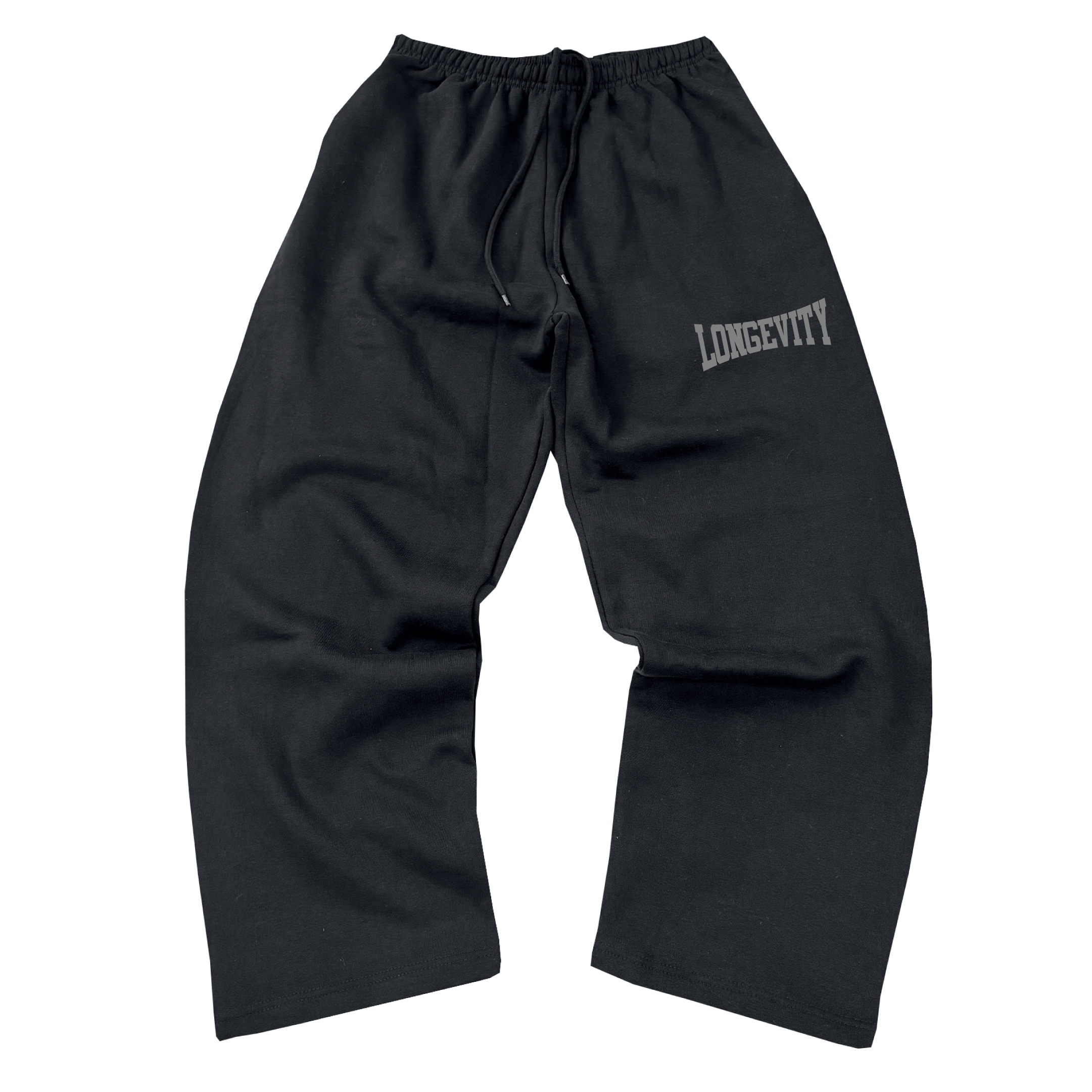 stretch_open bottom sweatpants
