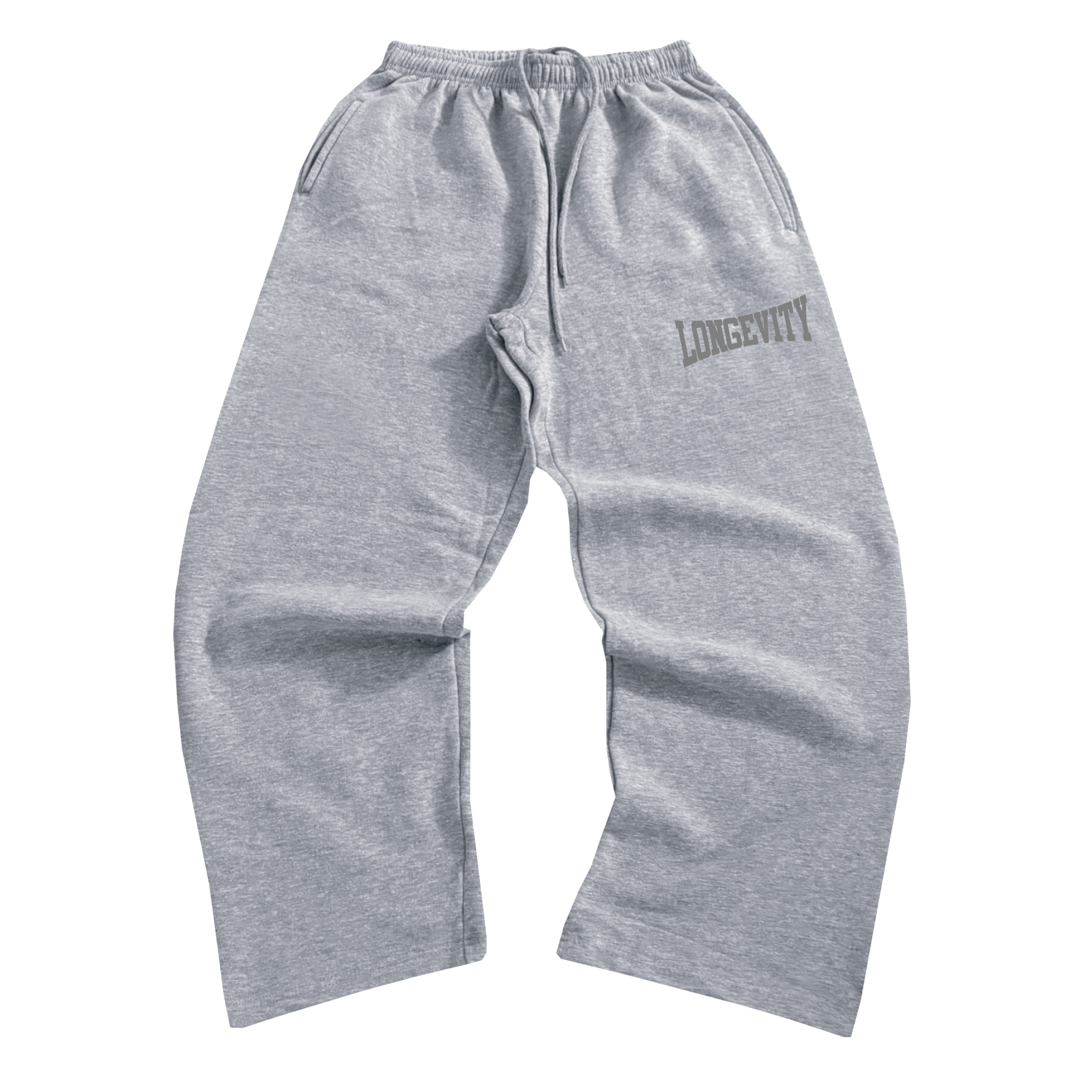 stretch_open bottom sweatpants